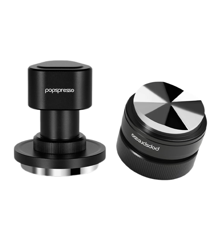 popspresso-9-blade-dual-bearing-distributor-and-58-5mm-calibrated-impact-tamper-304-steel