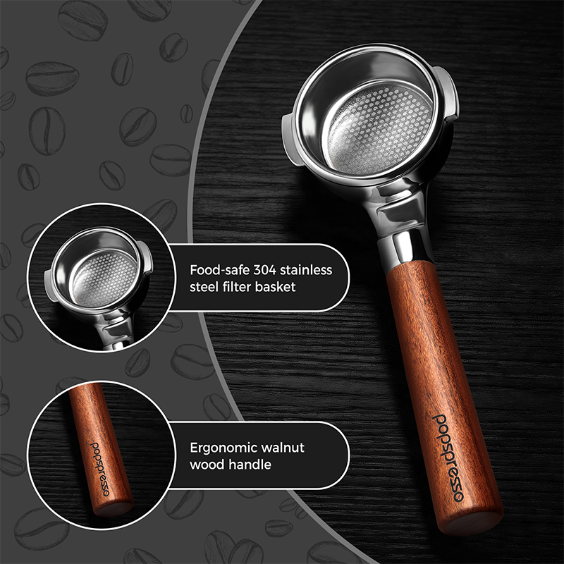 popspresso-58mm-portafilter-stainless-steel-walnut-handle-fits-E61