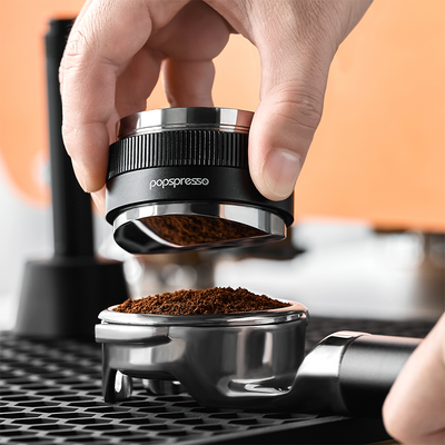 Popspresso Dual-Head Coffee Distributor & Tamper