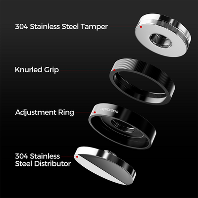 Popspresso Dual-Head Coffee Distributor & Tamper