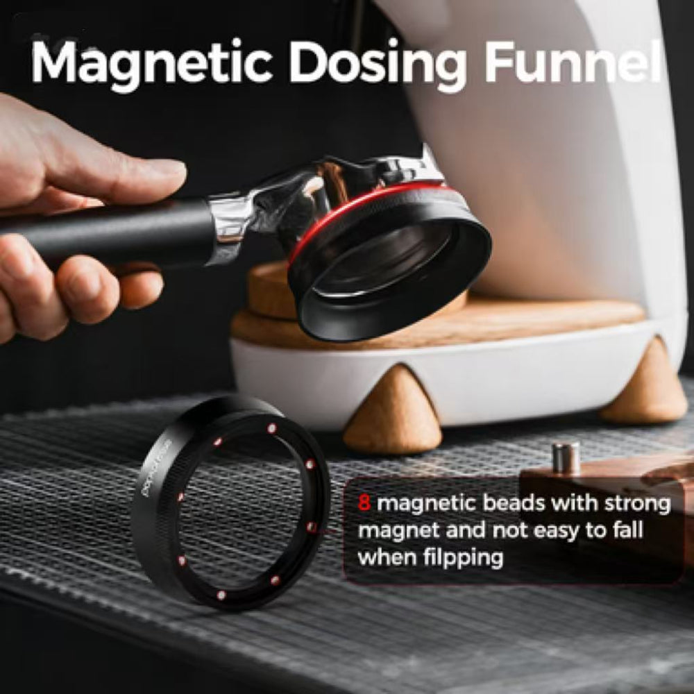 popspresso-v2-dosing-funnel-strong-magnets-anti-fall-demonstration